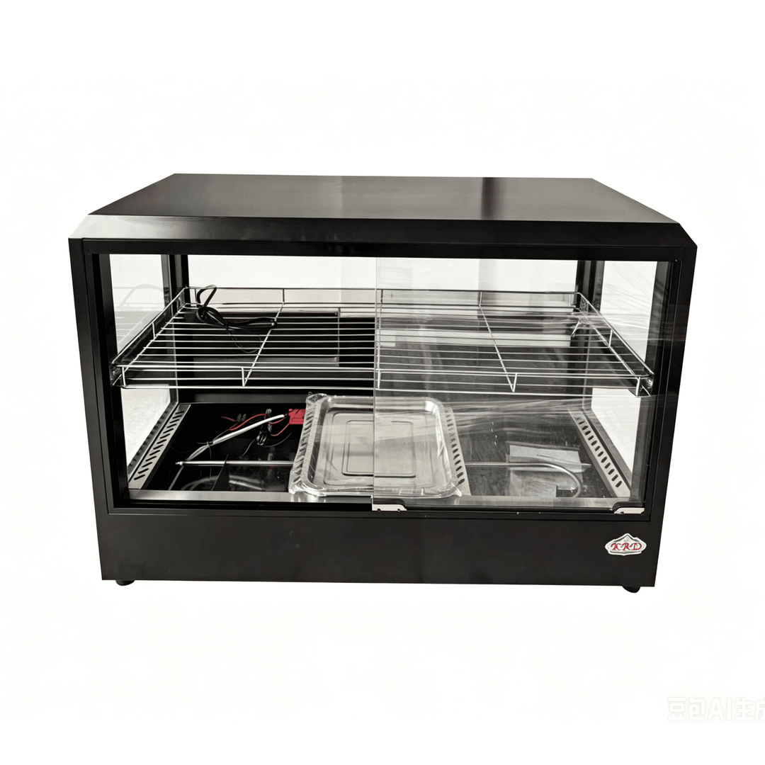 KRD Hot Display Cabinet 900mm Countertop Pie Warmer KY90