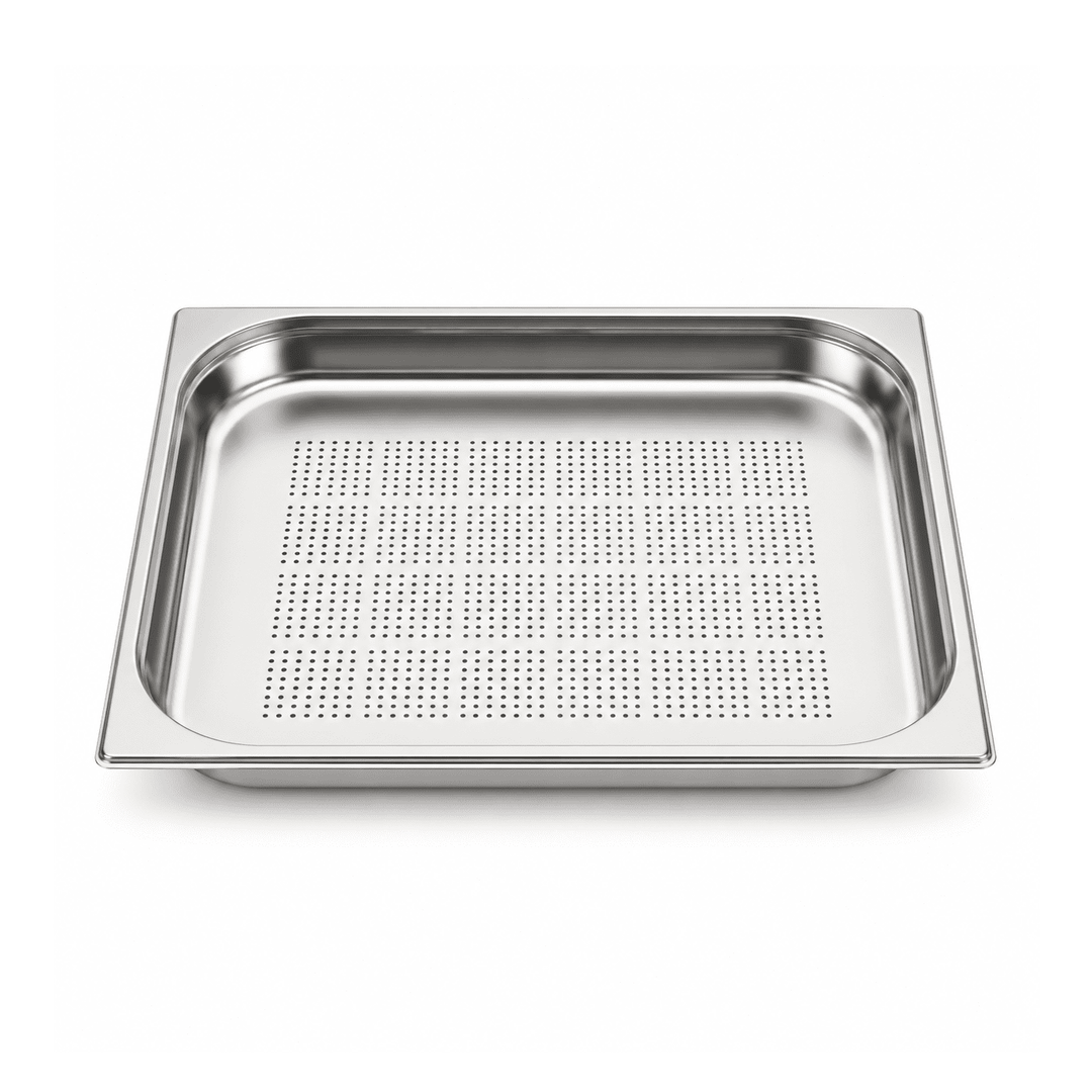 Stainless Steel Perforated Gastronorm Pan GN 1/1 Depth 40mm