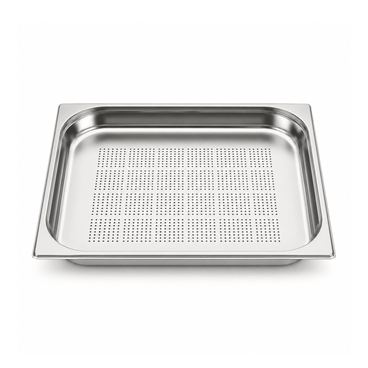 Stainless Steel Perforated Gastronorm Pan GN 1/1 Depth 40mm