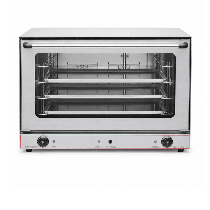KRD Electric Convection Oven with Steam 4 Tray 600 x 400mm 6400W YSD8A