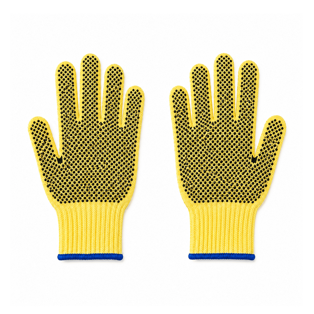 Cut Resistant Safety Gloves EN388 PVC Grip