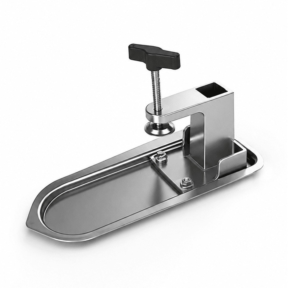 KRD Stainless Steel Table Clamp Can Opener 650mm KCO-10B