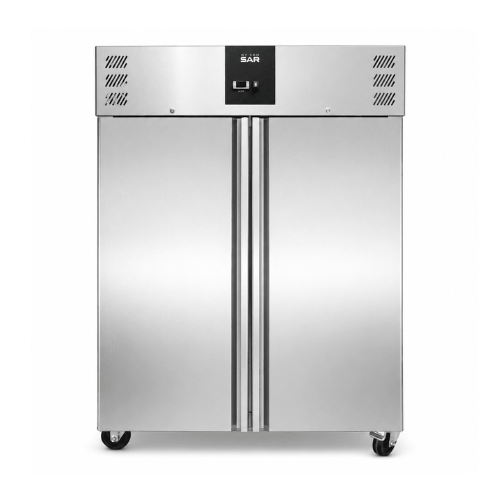 KRD 1476 litres Professional Refrigerator Stainless steel Upright cabinet Twin door GN2/1 Static cooling