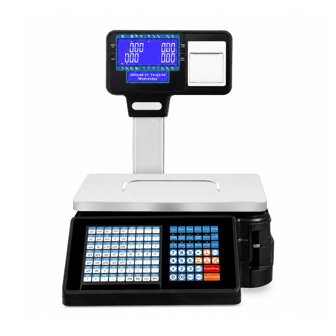 KRD Label Printing Scale 30kg Thermal Printer TM-A21