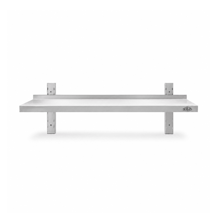 KRD Adjustable Wall Shelf 800mm Stainless Steel Single Tier WBS1R83