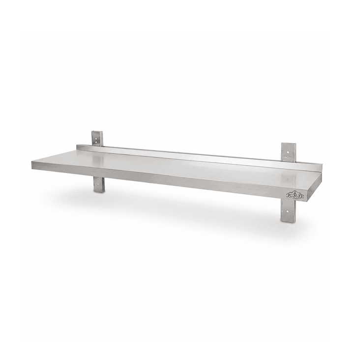 KRD Height Adjustable Wall Shelf 1 Level 2000 x 400mm Stainless Steel THWBS1R204