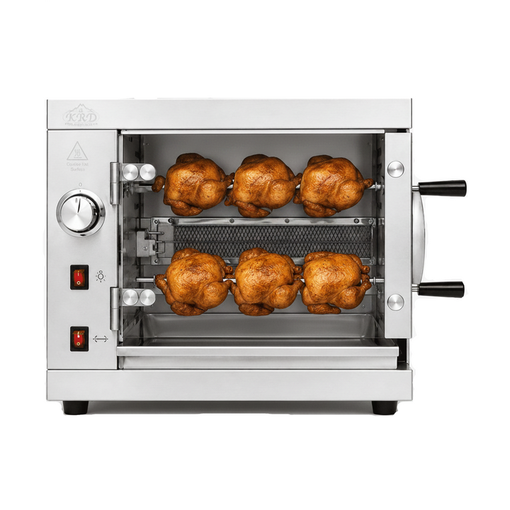 KRD Commercial Gas Chicken Rotisserie Oven 2 spit 6 chickens KY-2B
