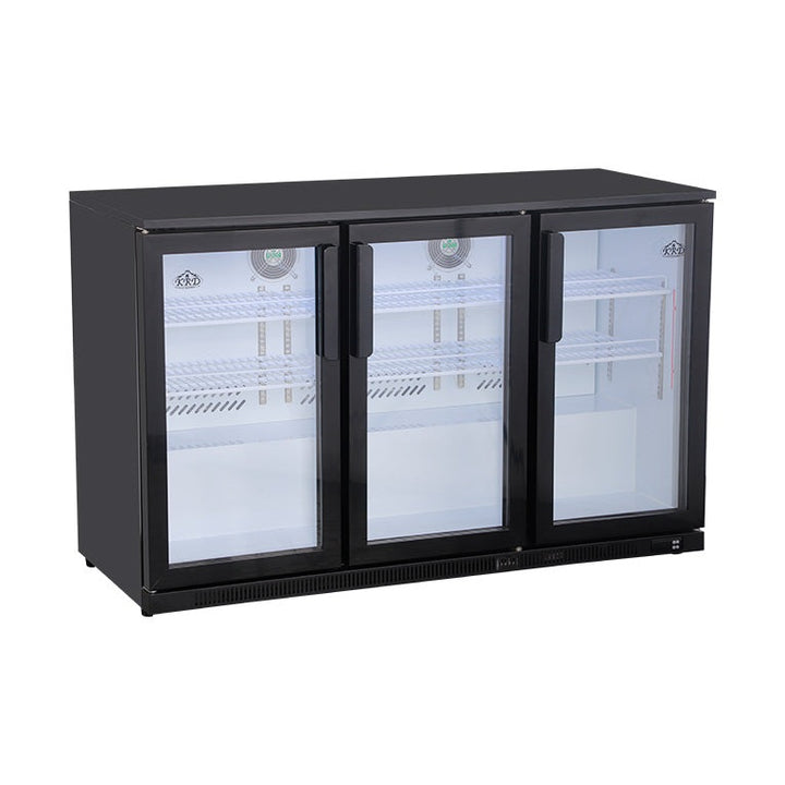 KRD Back Bar Cooler 3 Hinged Doors Drinks Cooler KBC-3