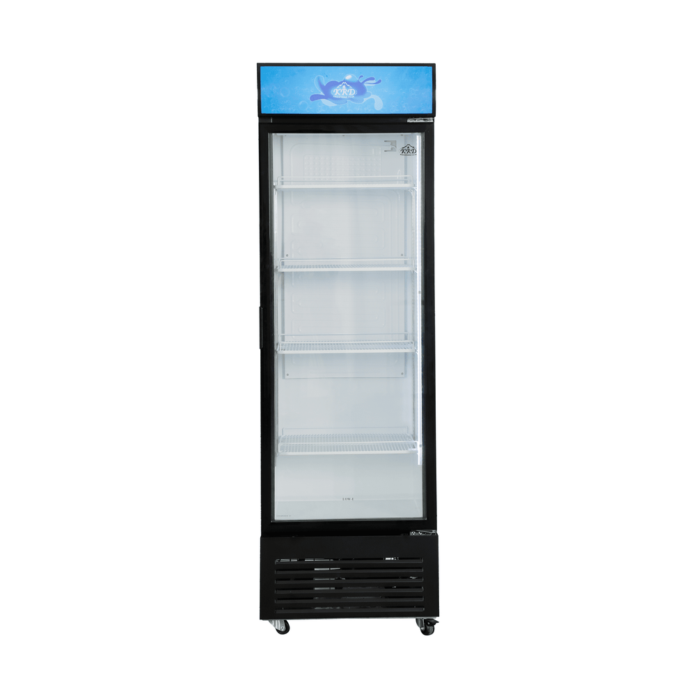 KRD Commercial Display Fridge 360L Single Door Glass Door 320W KD-600