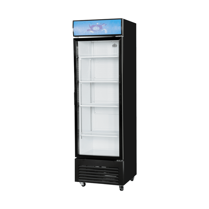 KRD Commercial Display Fridge 360L Single Door Glass Door 320W KD-600