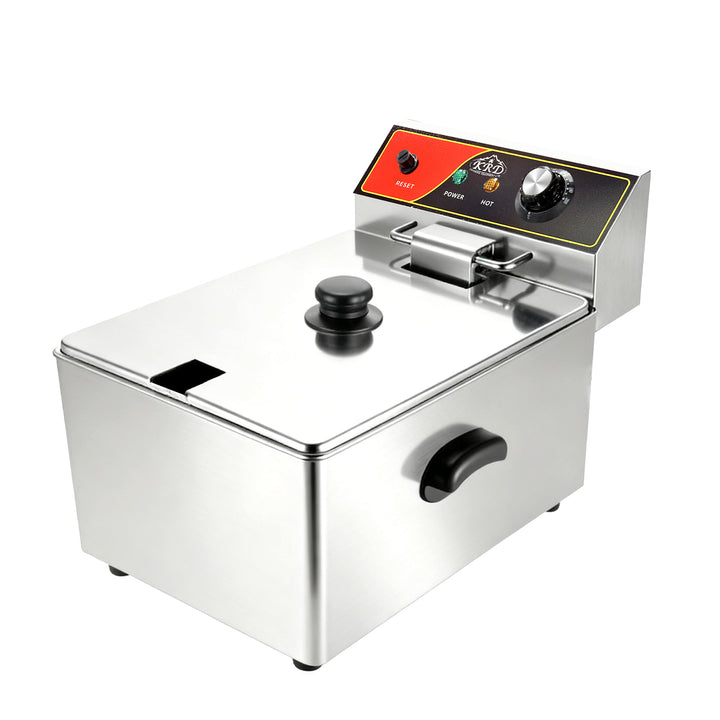 KRD Commercial Deep Fat Fryer Single 8 litres 3.25kW Countertop KEF-8L