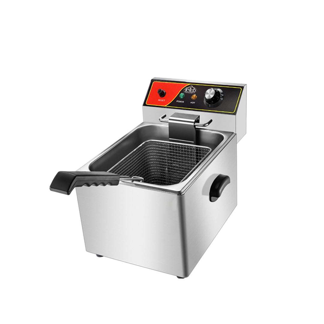 KRD Commercial Deep Fat Fryer Single 8 litres 3.25kW Countertop KEF-8L