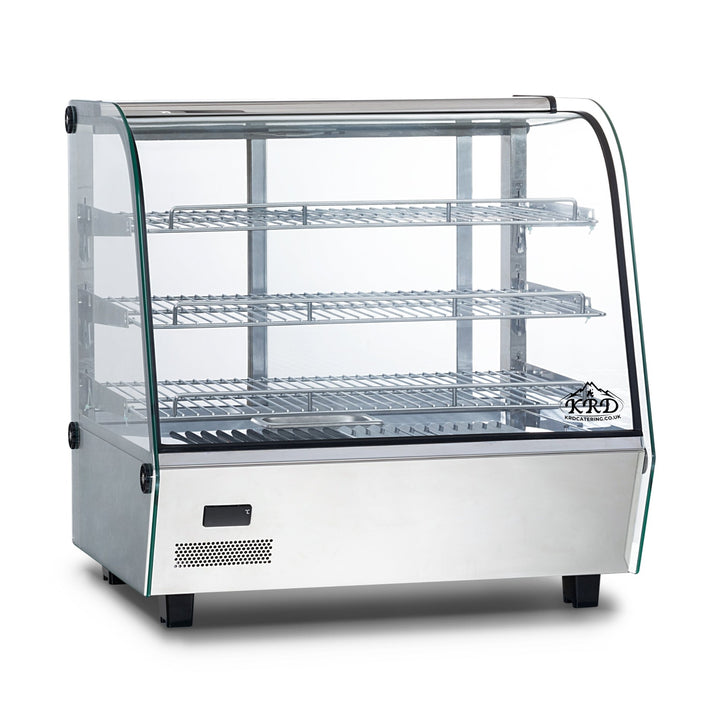 KRD Commercial Display Warmer 3 Shelf stainless steel 120 Litre KR-120L