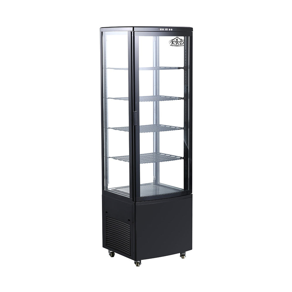 KRD Commercial Display Cooler 3 Shelf 515 x 486 x 1602 KR-215L Black