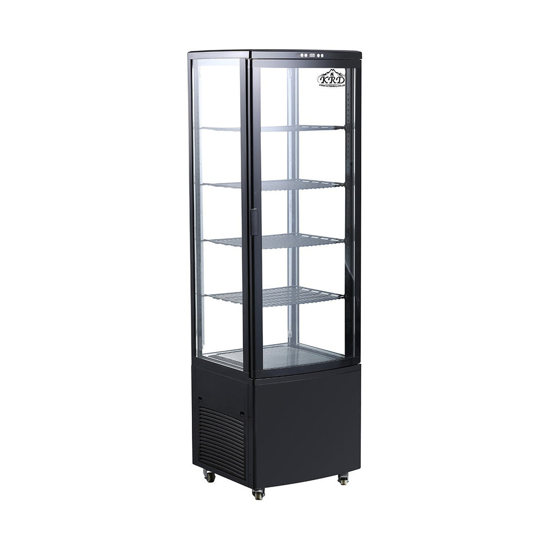 KRD Commercial Display Cooler 3 Shelf 515 x 486 x 1702 KR-235L Black