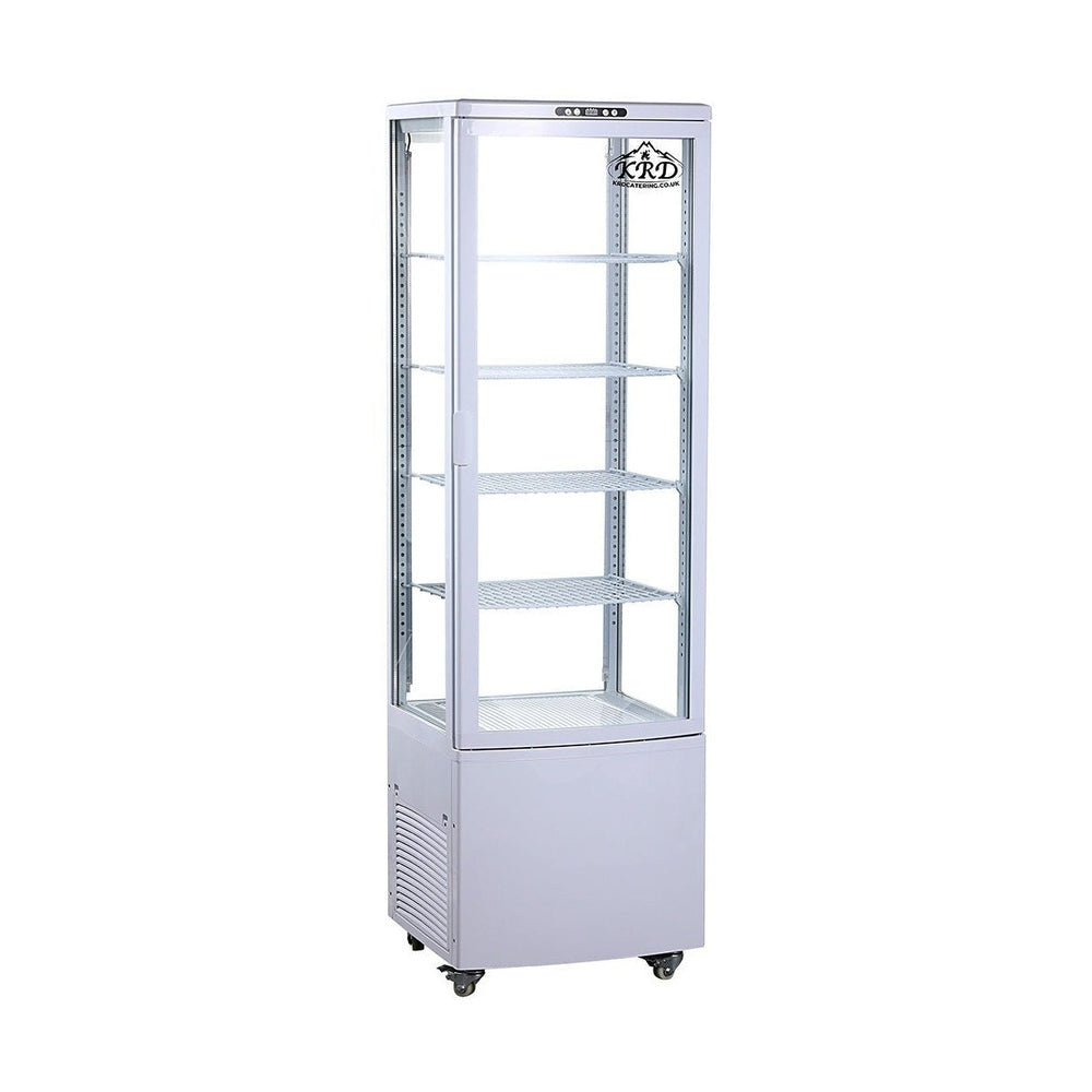 KRD Commercial Display Cooler 3 Shelf 515 x 486 x 1702 KR-235L White