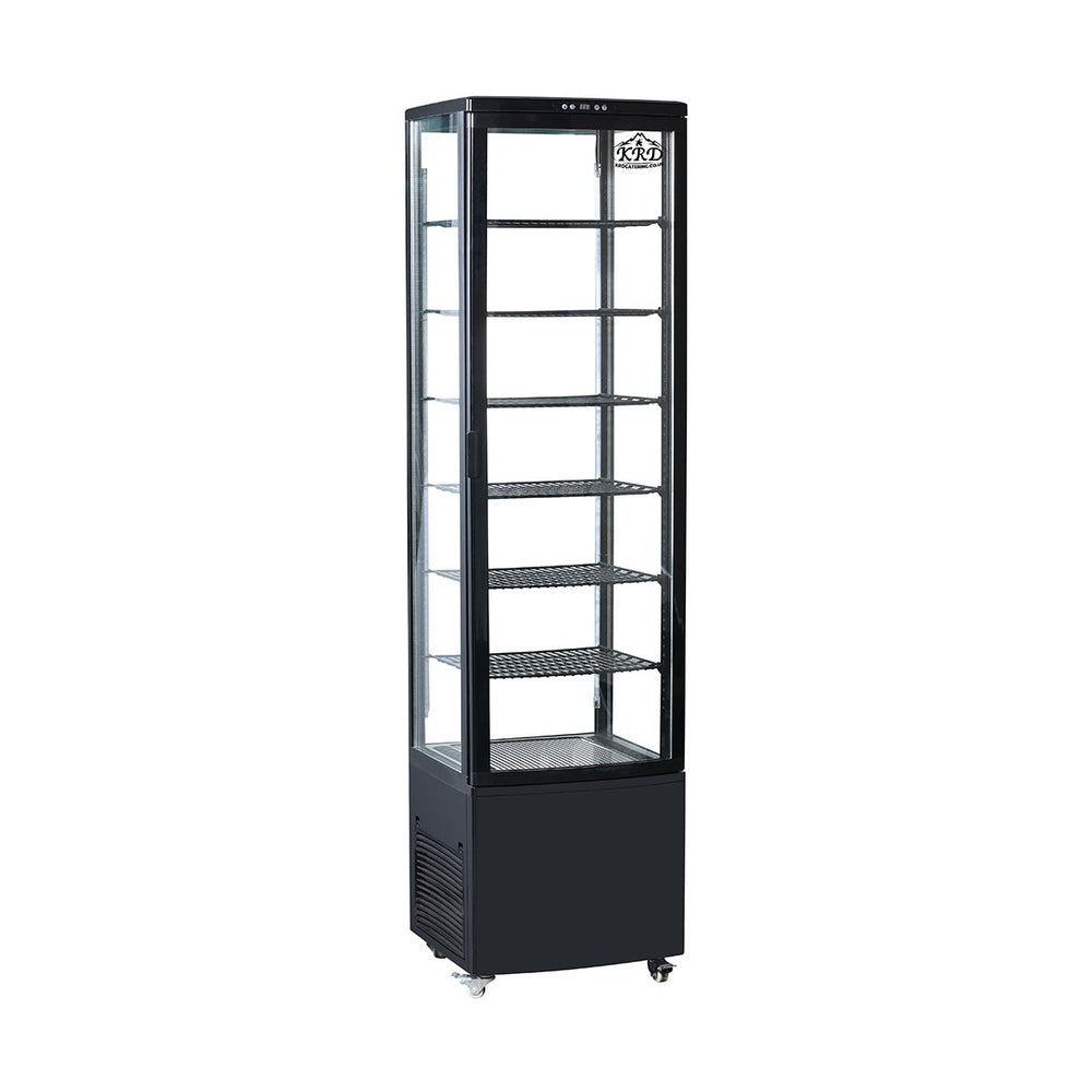 KRD Commercial Display Cooler 6 Shelf 515 x 486 x 1982 KR-290L Black