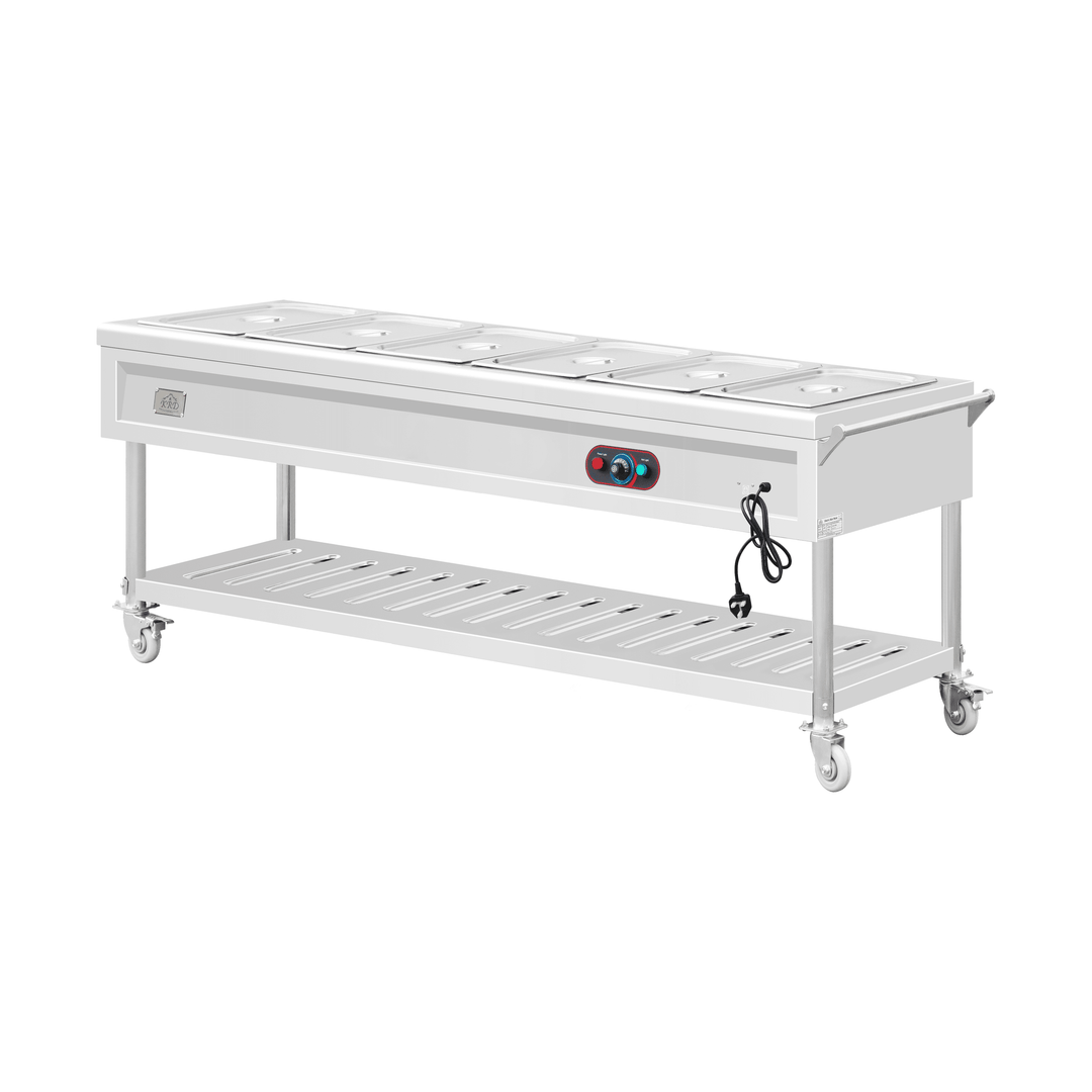 KRD Electric Bain Marie KR-B06-6 3.6KW 2195mm
