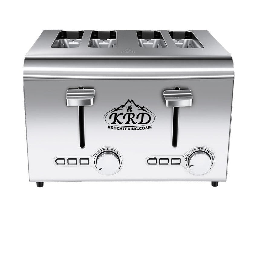 KRD Commercial 4 Slice Toaster Electric stainless steel KR4-ATS