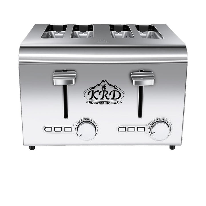 KRD Commercial 4 Slice Toaster Electric stainless steel KR4-ATS