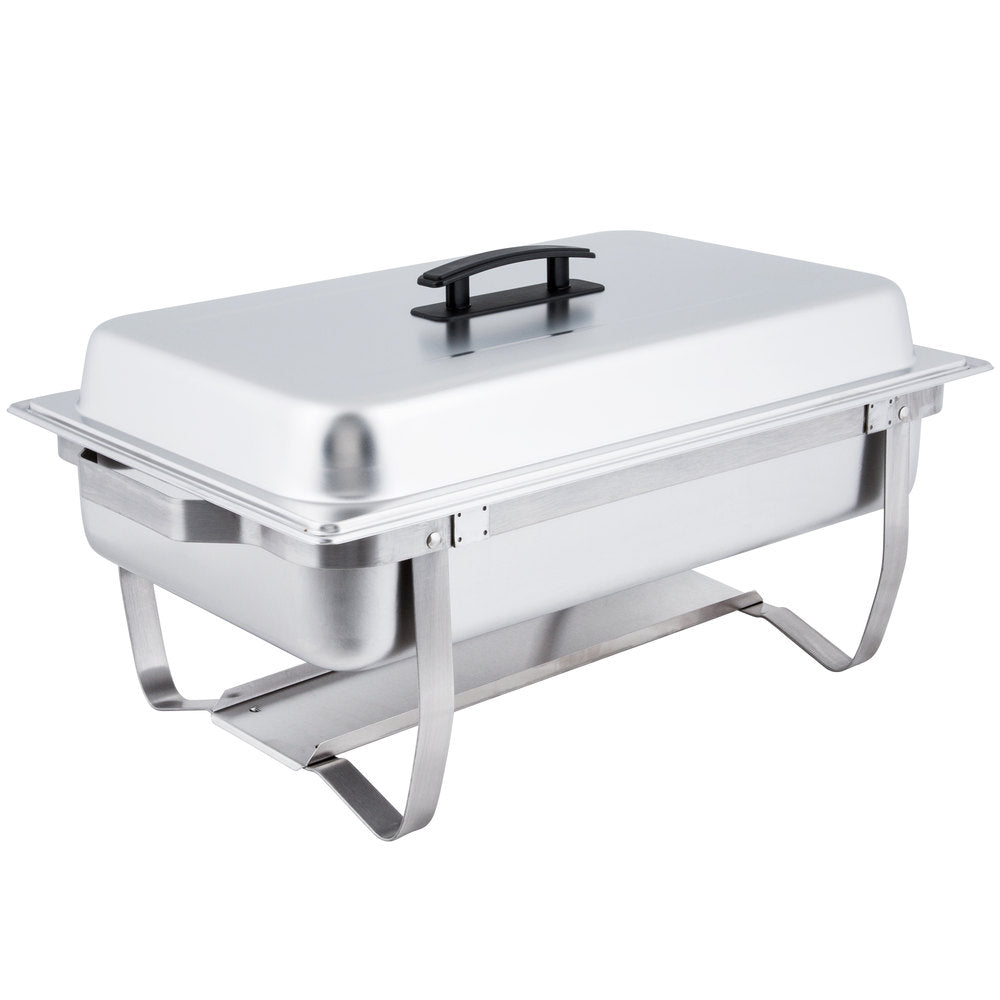 KRD Chafing Dish GN1/1 Stainless steel 9 litres 600x350x320mm Folding Frame DTC1014