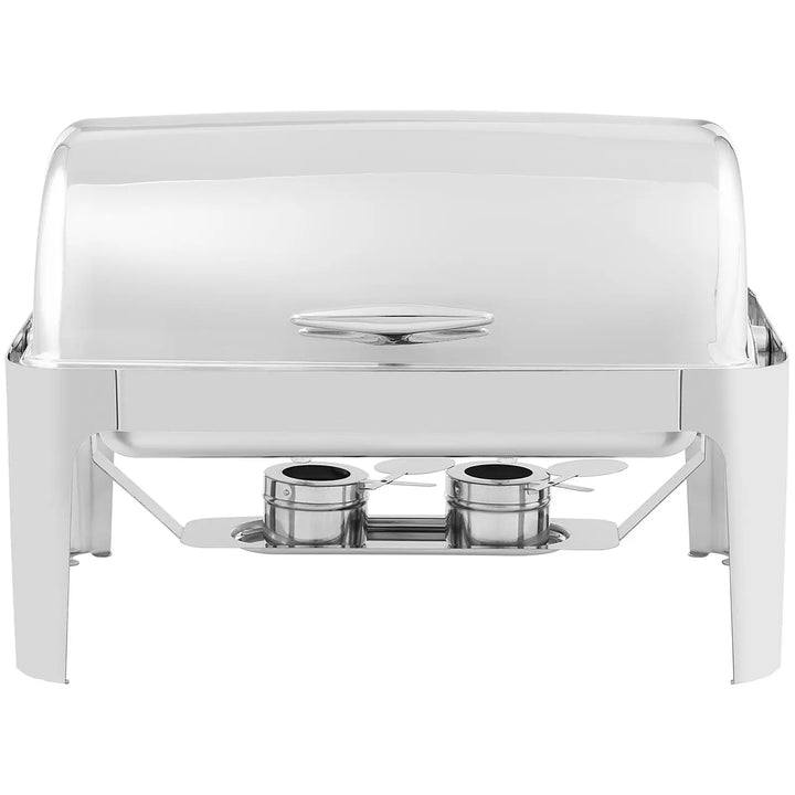 KRD Professional Roll top Chafer GN1/1 Stainless steel Mirror polish 9 litres DTC1104