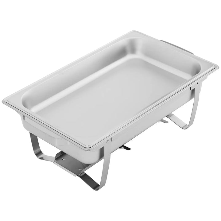 KRD Chafing Dish GN1/1 Stainless steel 9 litres 600x350x320mm Folding Frame DTC1014