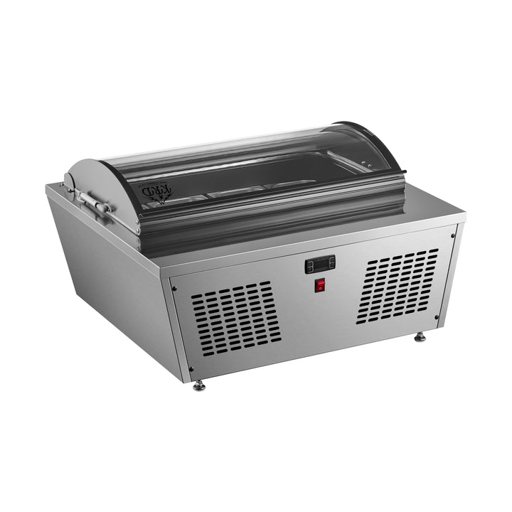 KRD Commercial Display Freezer 4 x 5L pan 655x740x385 KRD-85L