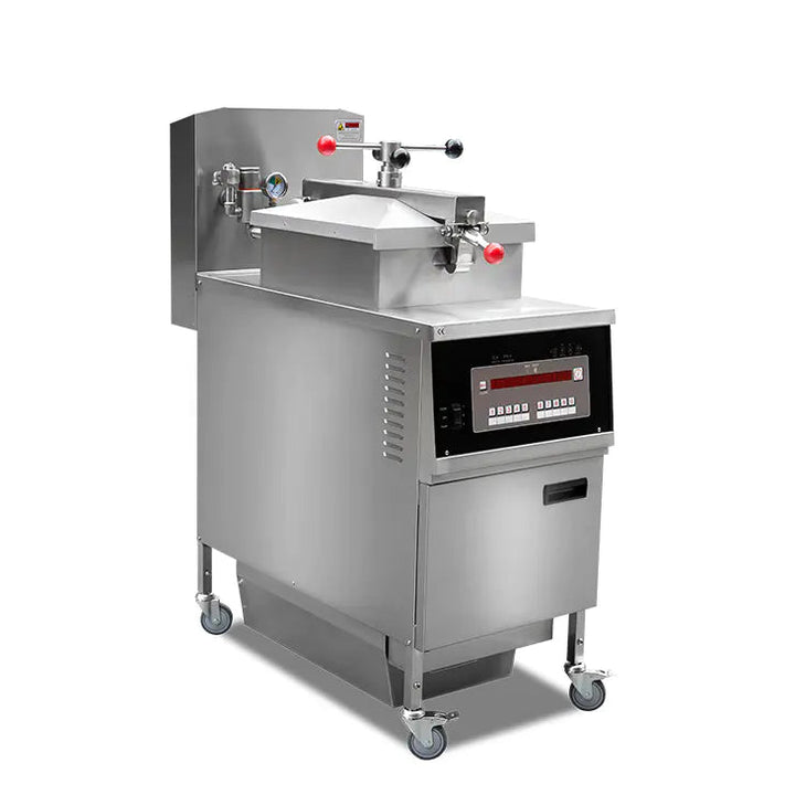 KRD Commercial Natural Gas Chicken Pressure Fryer 25 litres 4 Head PFG800