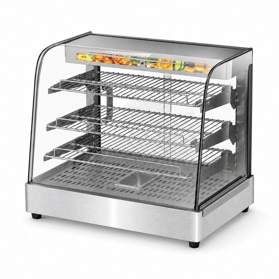 KRD Heated Display Showcase 650mm Hot Food Warmer KY862