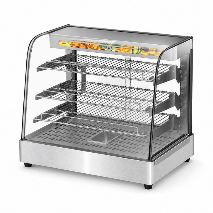 KRD Heated Display Showcase 650mm Hot Food Warmer KY862