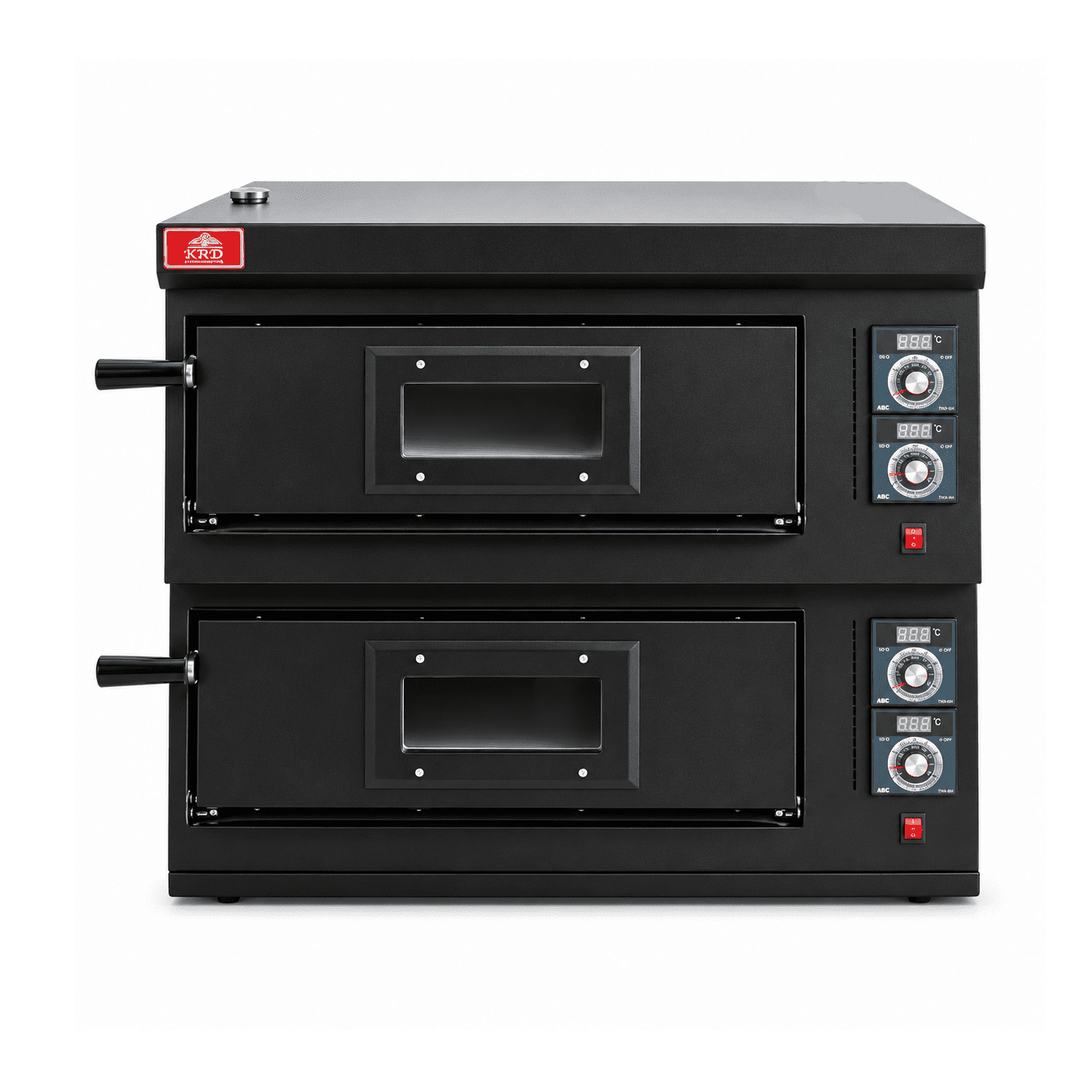 KRD Commercial Gas Double Deck Pizza Oven 9.2kW LPG KPO-G2
