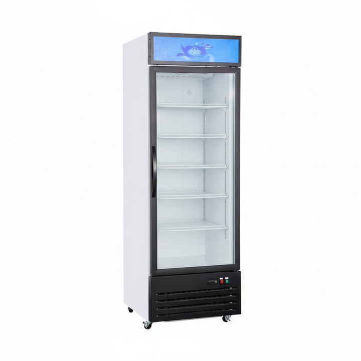 KRD Commercial Display Freezer Upright 460 litres Hinged glass door LD460W