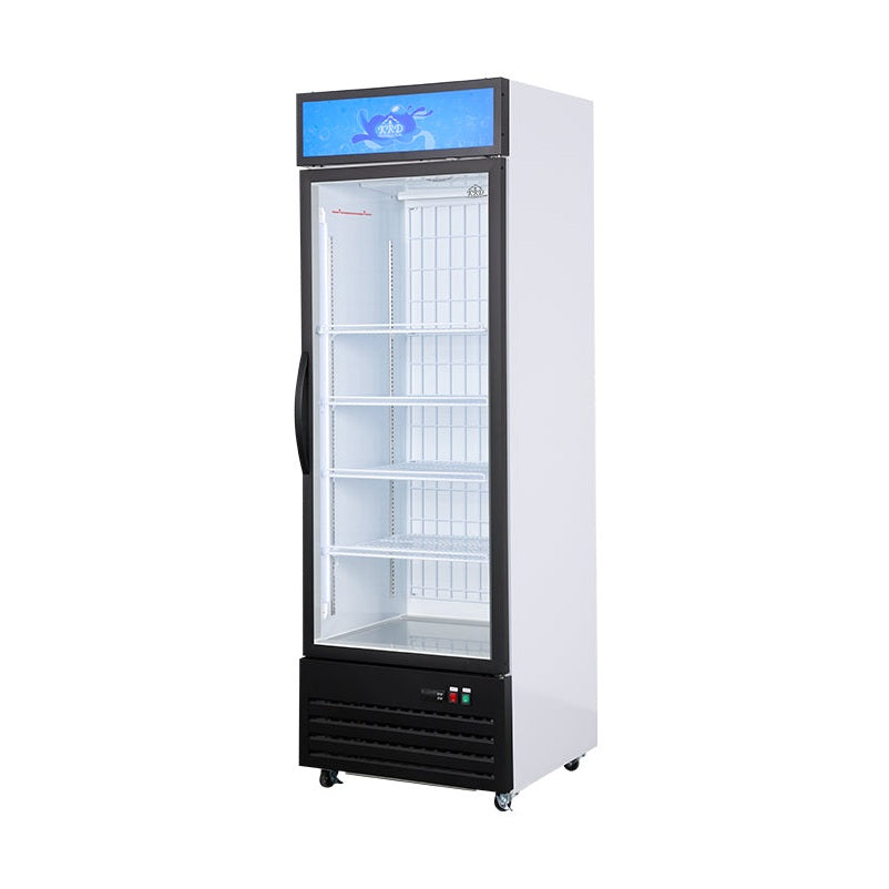 KRD Commercial Display Freezer Upright 460 litres Hinged glass door LD460W