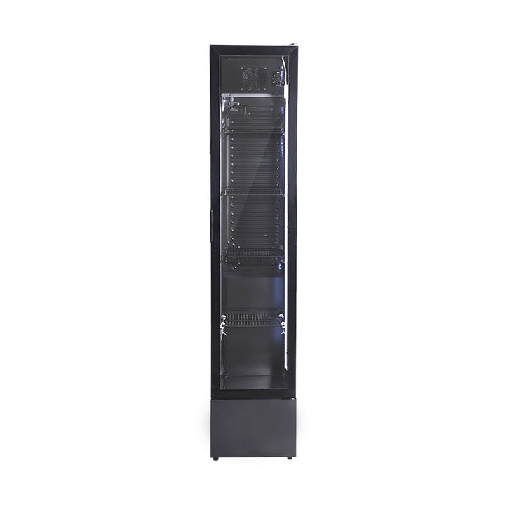 KRD Commercial Slim Bottle Cooler Single Glass Door 39cm LGZ150WP