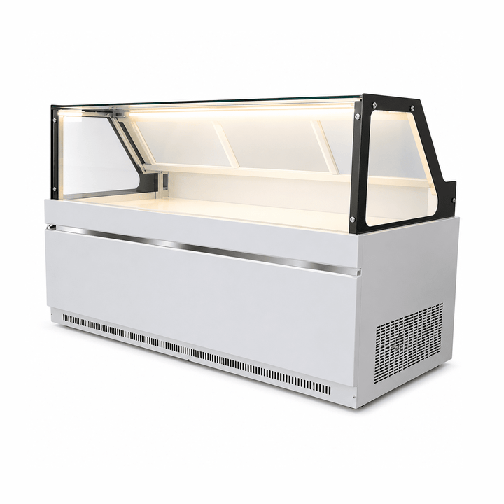 KRD Straight Glass Serve Over Deli Counter 1600mm SH1600N