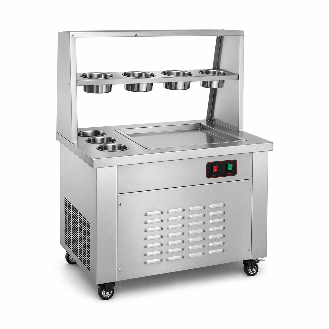 KRD Fried Ice Cream Roll Machine 10-15L/h 1000W KIC360F1