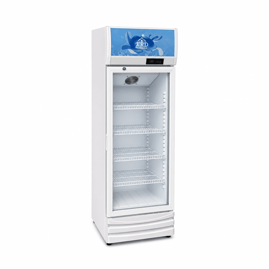 KRD Upright Bottle Cooler 290L Single Glass Door LC290B