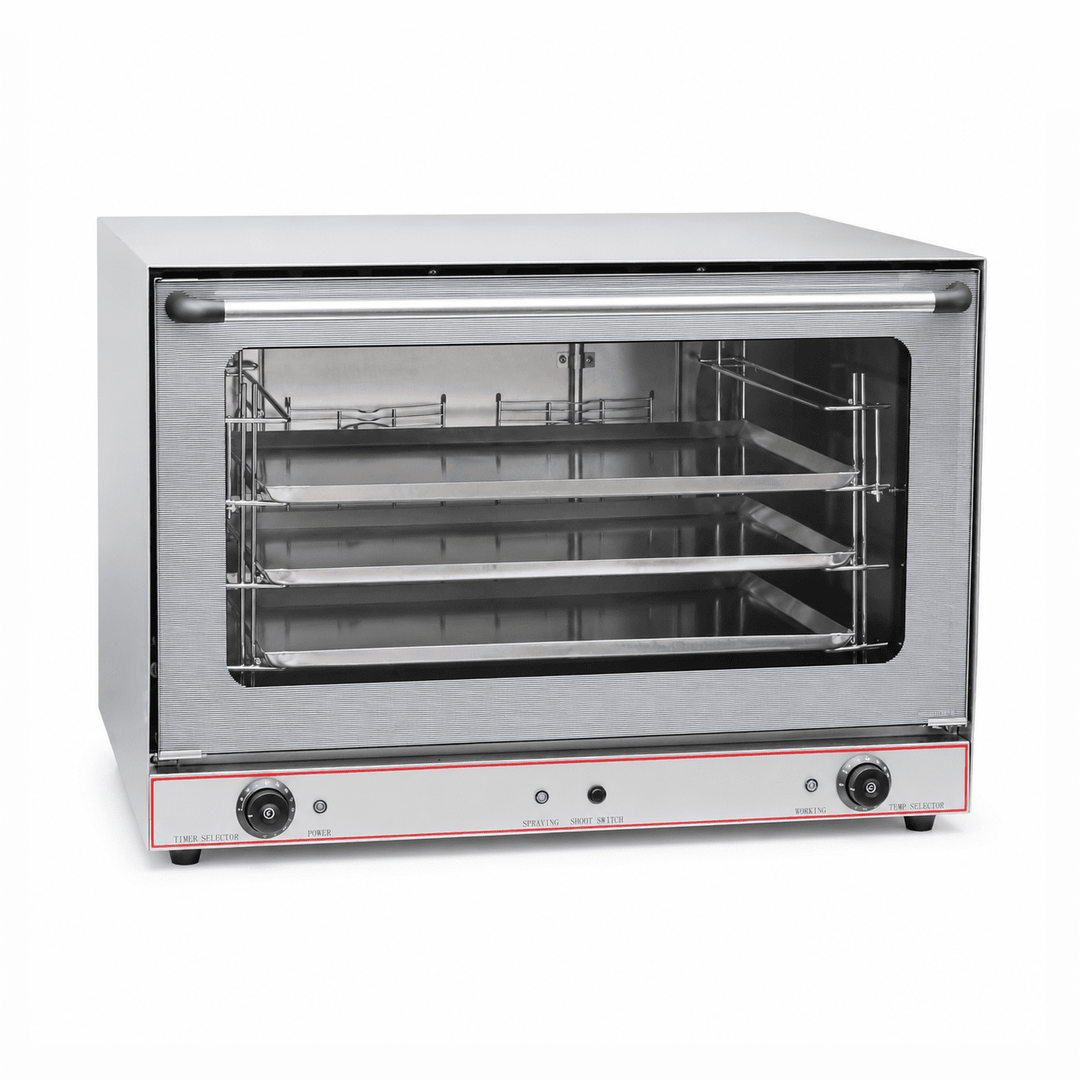 KRD Electric Convection Oven with Steam 4 Tray 600 x 400mm 6400W YSD8A