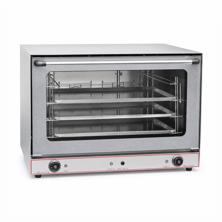 KRD Electric Convection Oven with Steam 4 Tray 600 x 400mm 6400W YSD8A