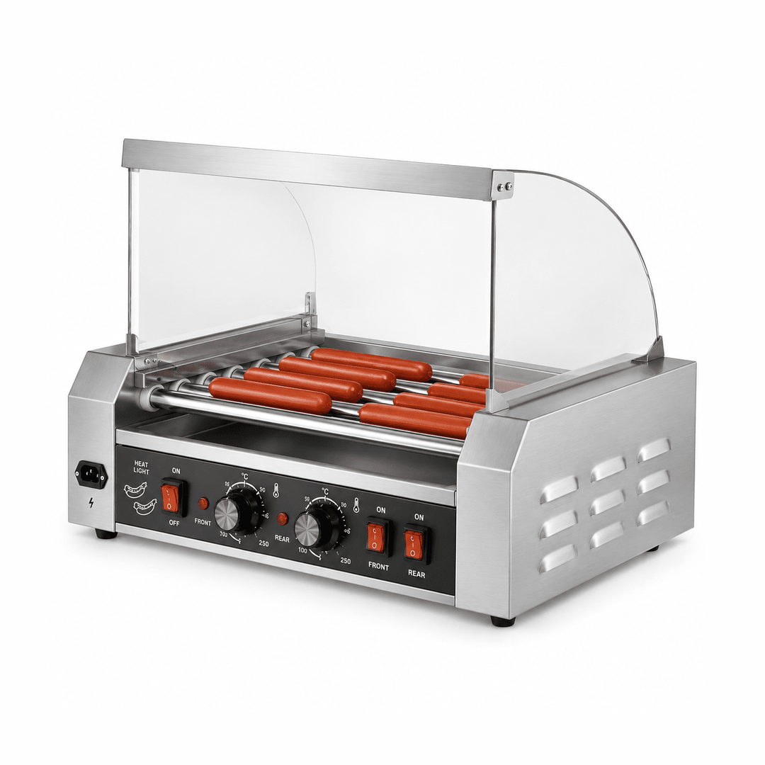 KRD Hot Dog Roller Grill 7 Roller Countertop Electric KY7