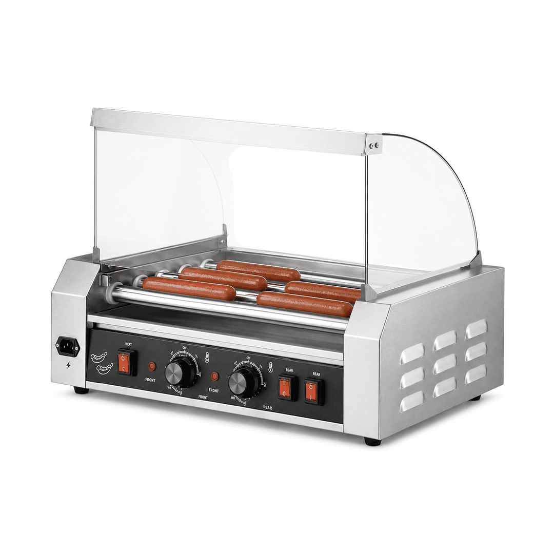 KRD Hot Dog Roller Grill 5 Roller Countertop Electric KY5