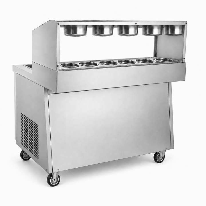 KRD Fried Ice Cream Roll Machine 25-35L/h 2000W KIC360F2