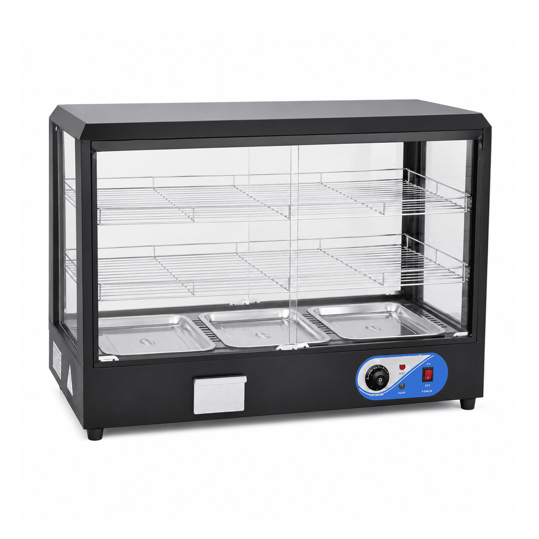 KRD Hot Display Cabinet 900mm Countertop Pie Warmer KY90