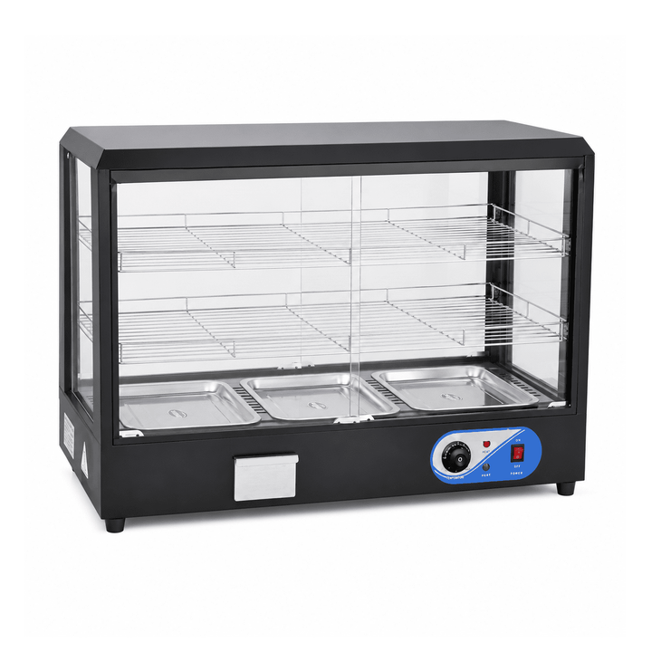 KRD Hot Display Cabinet 900mm Countertop Pie Warmer KY90