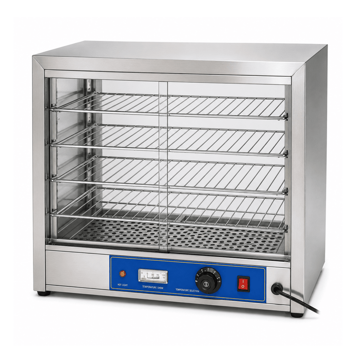 KRD Hot Display Case 4 Shelf Countertop Pie Warmer KR580