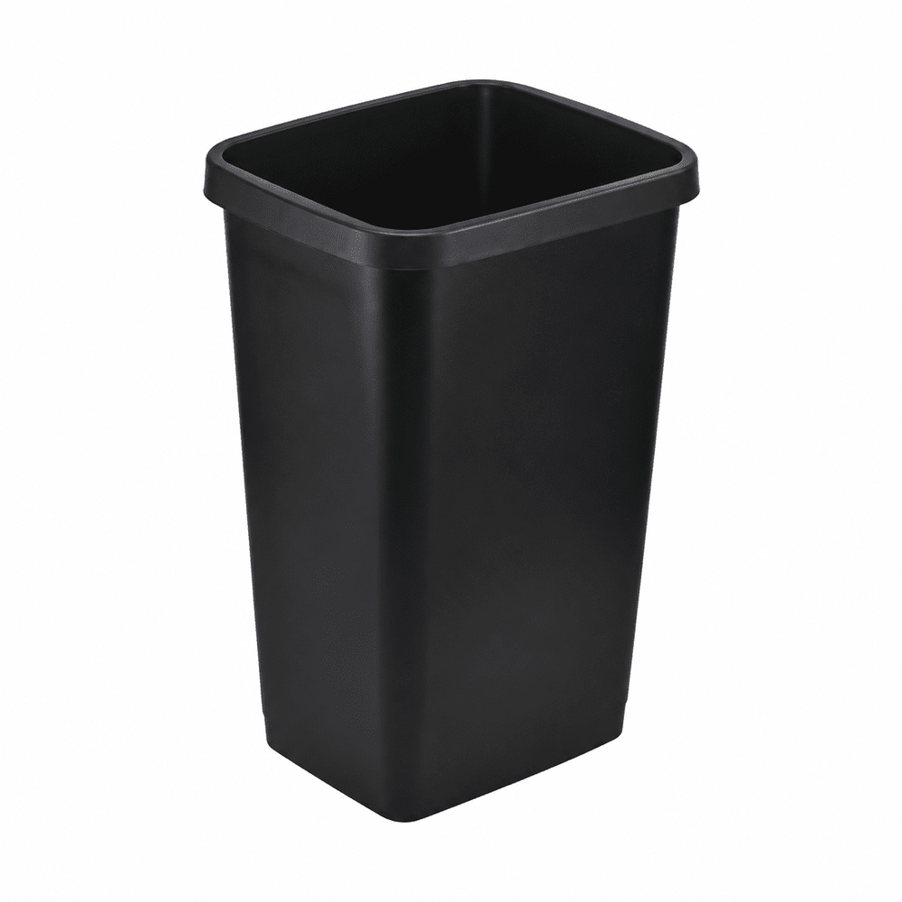 60L Plastic Kitchen Waste Bin Black HD1354BLACK