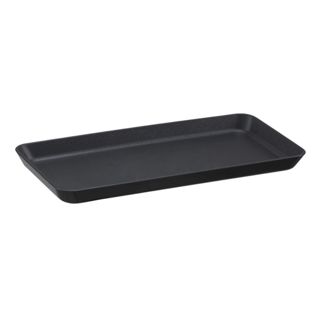 KRD Steak Serving Trays polypropylene 280*140*20 for commercial kitchen use, made from durable plastic.