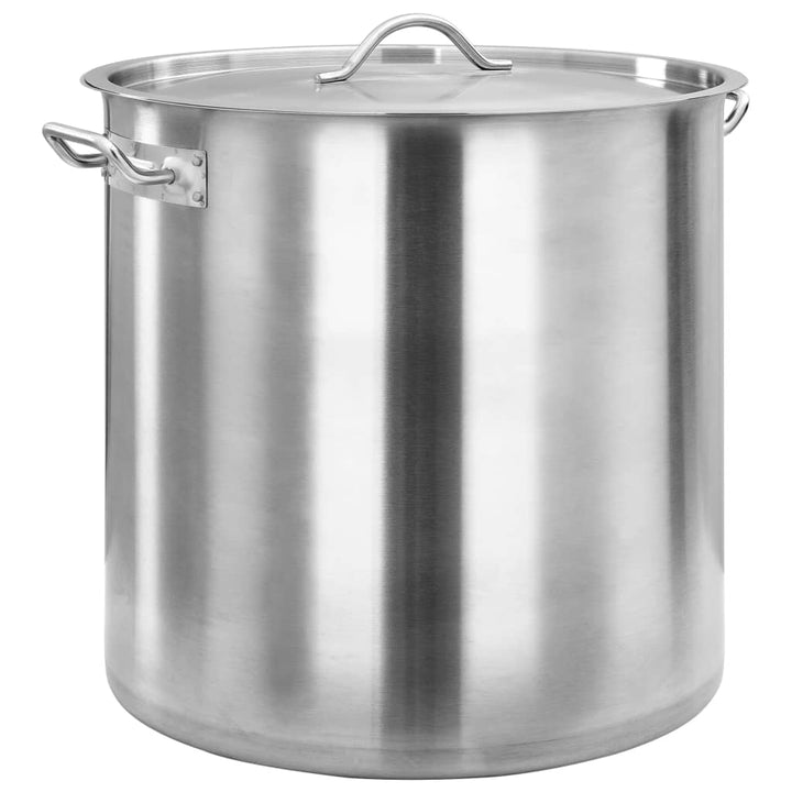 KRD Professional Stew pan/Stock pot with Lid Stainless steel 186 litres 60X70cm