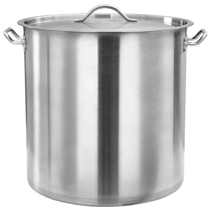 KRD Professional Stew pan/Stock pot with Lid Stainless steel 186 litres 60X70cm